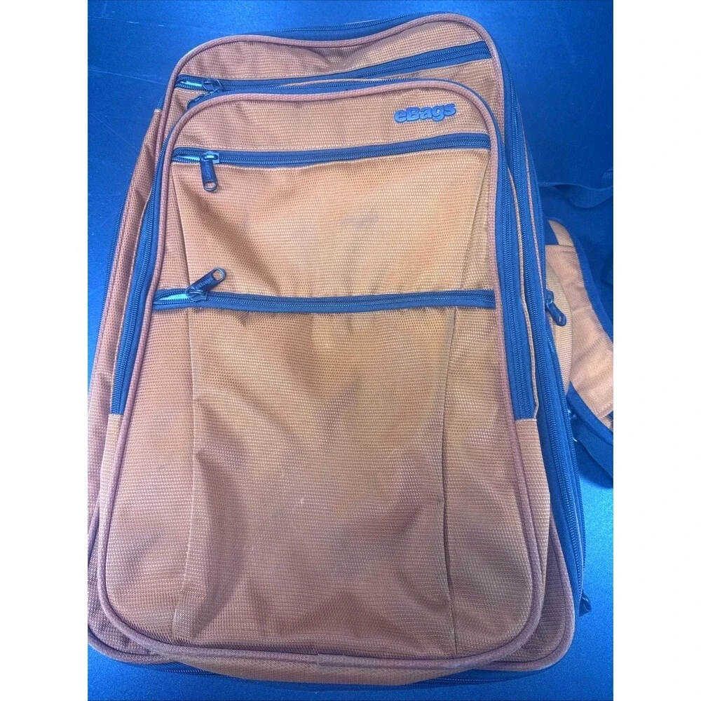 eBags eTech 3.0 Carry-On Travel Backpack Weekender Mother Lode Orange 20 Inch